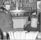 Rebbe with Previous Rebbe -1949